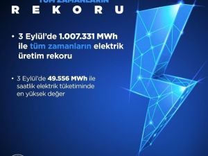 Bakan Dönmez, tüm zamanların elektrik üretim rekorunun kırıldığını açıkladı