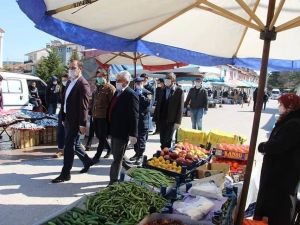 Dumlupınar pazarı kapatıldı