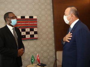 Çavuşoğlu, Afrika Birliği Mali Yüksek Temsilcisi Buyoya ile görüştü
