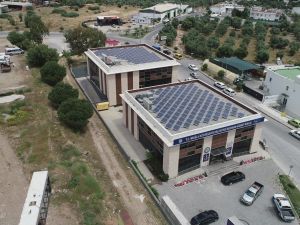 Menteşe Otogarı tükettiği elektriği güneşten karşılıyor