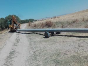 Altıntaş Zafer OSB’de enerji nakil hattı çalışmaları başladı