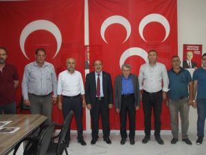 MHP Muş Merkez İlçe Başkanı Şahin’den, Başkan Öğreten’e ziyaret
