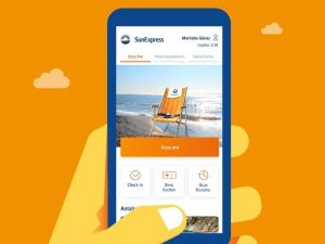 Mobil uygulama üzerinden temassız uçuş yönetimi