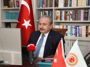 TBMM Başkanı Şentop, Türkmenistan Meclis Başkanı Mammedova ile görüştü