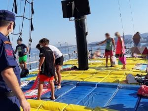 Gezi teknelerinde maske ve sosyal mesafe denetimi yapıldı