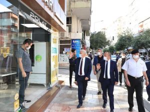 Denizli’de Kovid-19 denetimi sürüyor