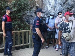 Jandarmadan Zeus Mağarası’nda korana virüs denetimi