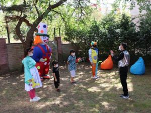 Kartallı miniklere bayram gibi şenlik