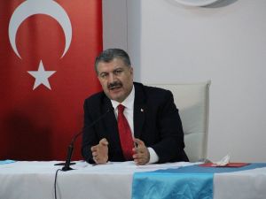 Bakan Koca, Ege Bölgesi illeriyle konferans gerçekleştirdi