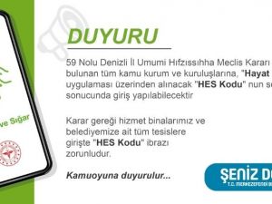 Merkezefendi Belediyesinde HES kodu uygulaması başlatıldı