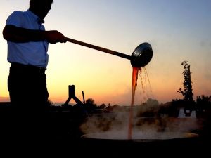 Sarıgöl’de pekmez yapımına başlandı