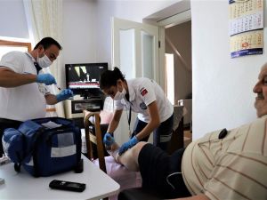 Pandemi sürecinde 10 Bin tıbbi bakım gerçekleşti