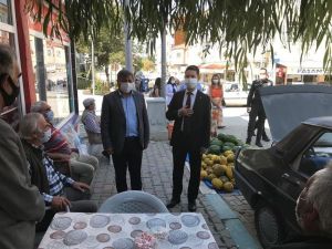 Altıntaş’ta Korona virüs denetimleri