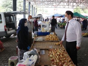 Şaphane’de pazar yeri denetimi
