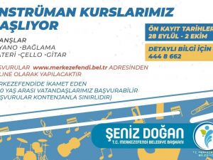 Merkezefendi Belediyesinin sanat ve spor kursları başlıyor
