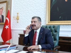 Bakan Koca Azeri mevkidaşı ile görüştü