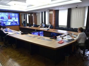 Ticaret Bakanı Pekcan, Kazakistan Sanal Genel Ticaret Heyeti programına video konferans yöntemiyle katıldı