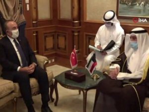 Bakan Çavuşoğlu’ndan, Kuveyt’e taziye ziyareti