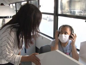 Mobil EBA otobüsü Mamaklı öğrencilerin hizmetinde