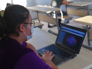 Ankara’da köyde yaşayan çocukların uzaktan eğitimi için ücretsiz internet