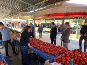 Altıntaş pazarı 3 hafta sonra tekrar açıldı