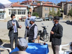 Kaymakam Kaçmaz’dan köylerde Korona virüs denetimi
