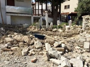 Kuşadası’ndaki Tarihi Hacı İbrahim Ağa Camisi’nde restorasyon başladı