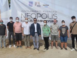Uluslararası Kuşadası Neopolis Heykel Sempozyumu başladı