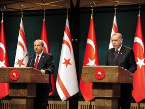 Cumhurbaşkanı Erdoğan: "Alaköprü Barajından alınan suyu Kuzey Kıbrıs Türk Cumhuriyetindeki Geçitköy Barajına aktardık"