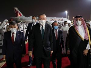 Cumhurbaşkanı Erdoğan Katar’dan ayrıldı