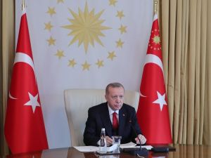 Cumhurbaşkanı Erdoğan: “30 yıldır adeta kangrene dönmüş bu meselenin çözümü işgalin son bulmasıdır”