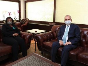 Başkan Zolan, Tanzanya Büyükelçisi ile bir araya geldi
