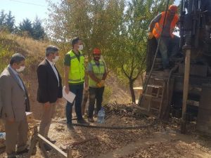 Aydın, hızlı tren sondaj çalışmalarını yerinde inceledi