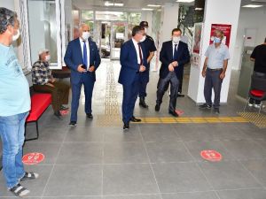 Yatağan Kaymakamı COvid-19 denetimine çıktı