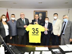 Müsavat Dervişoğlu’ndan Başkan Akın’a ziyaret