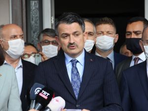 Bakan Pakdemirli Hatay’da çıkan orman yangınıyla ilgili konuştu