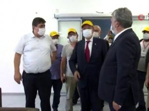 KKTC Başbakanı Tatar, Türkiye tarafından yaptırılan pandemi hastanesini ziyaret etti