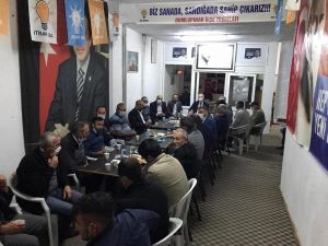 Başkan Ceyhun yeni seçilen ilçe teşkilatlarını ziyaret etti