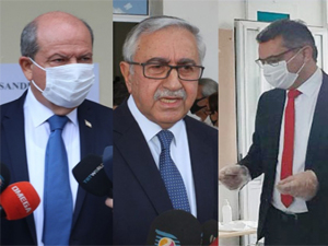 KKTC’de cumhurbaşkanı adayları oylarını kullandı