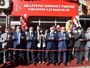 MHP Yunusemre ilçe binasının açılışı yapıldı