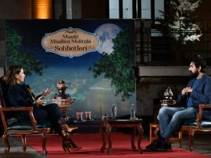 Azerbaycanlı sanatçı Azerin, Musiki Muallim Mektebi Sohbetleri’nin konuğu oldu