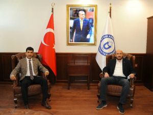 Aydın Ticaret Odası Başkanı Hakan Ülken’den Rektör Aldemir’e ziyaret