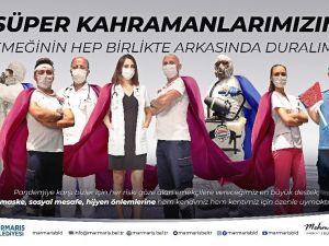 Marmaris’te “Süper Kahramanlar” kamera karşısına geçti