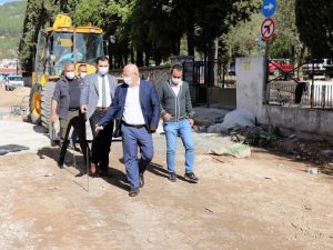 Hastane yolu 2’nci etap çalışması başladı