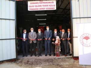 Ceviz İşleme Tesisi hizmete sunuldu