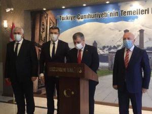 Sağlık Bakanı Koca Erzurum’da