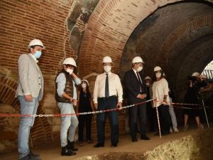 Vali Aksoy, Kadı Kalesi kazılarında inceleme yaptı