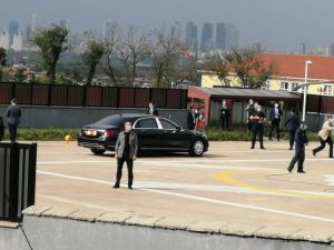 Cumhurbaşkanı Erdoğan Fatih sondaj gemisini ziyaret için helikopterle İstanbul’dan ayrıldı