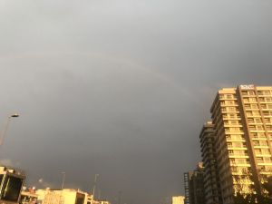 İstanbul’da gökkuşağı sürprizi