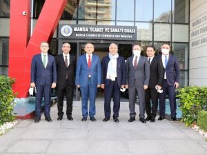 TBB Başkanı Aydın’dan Manisa TSO yönetimiyle istişarede bulundu